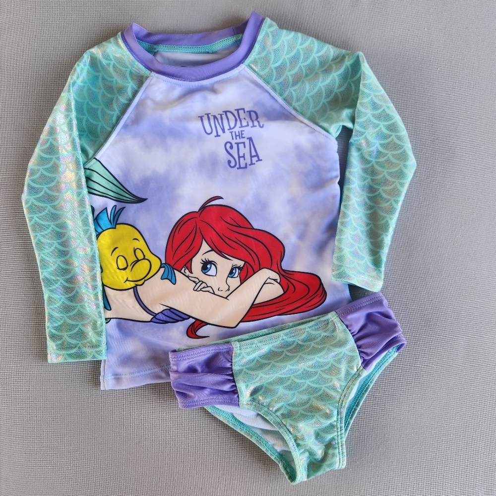 Disney Little mermaid purple and teal swimsuit